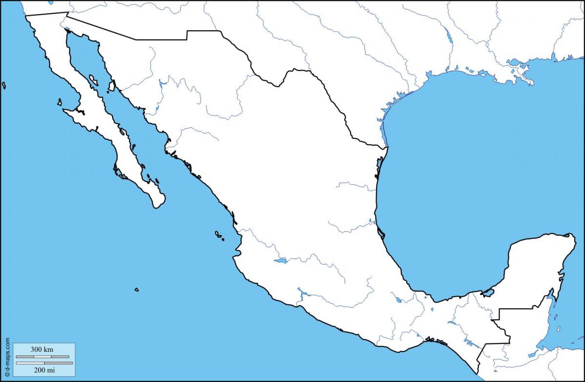 peta garis Mexico