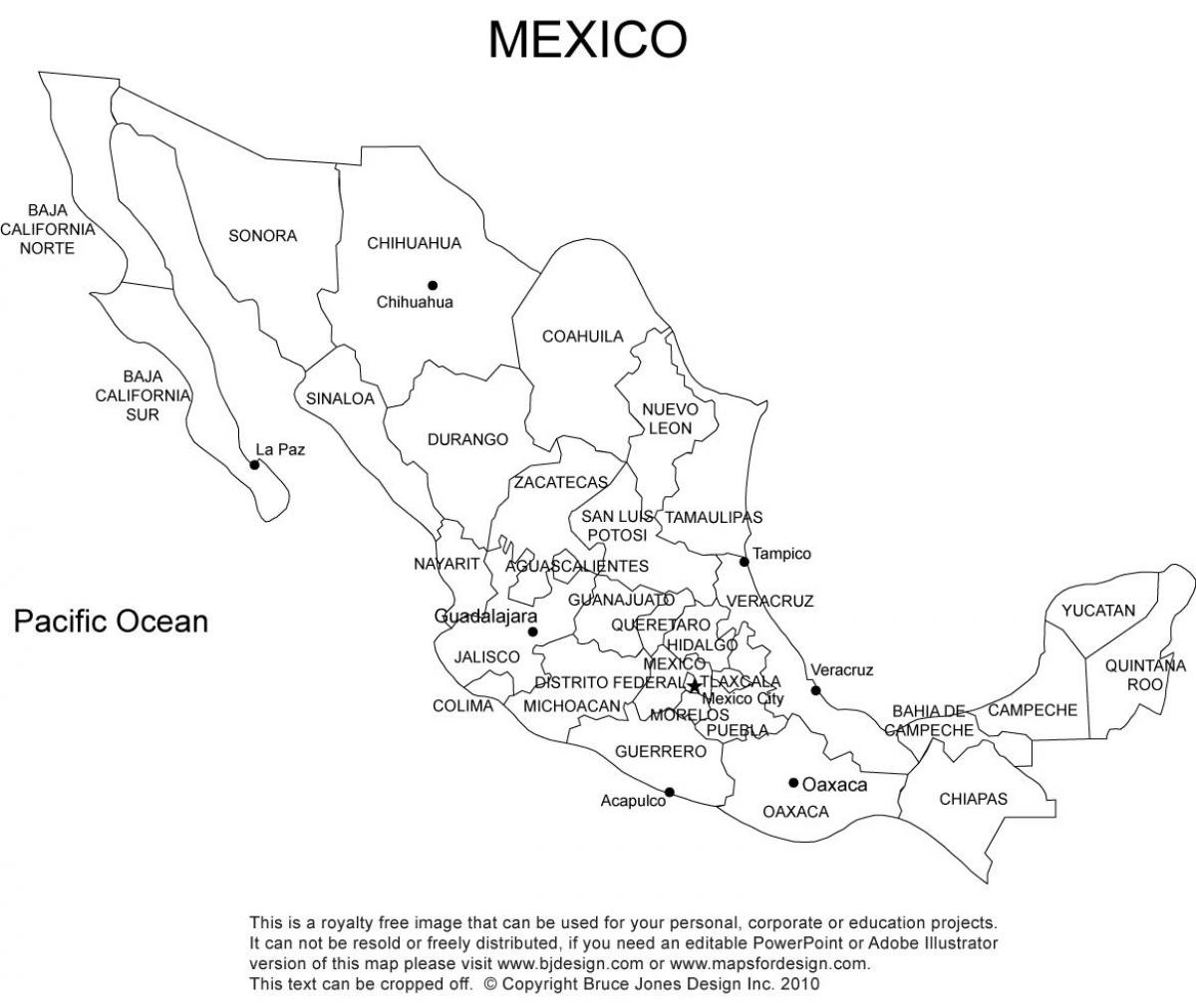 Mexico cetak peta