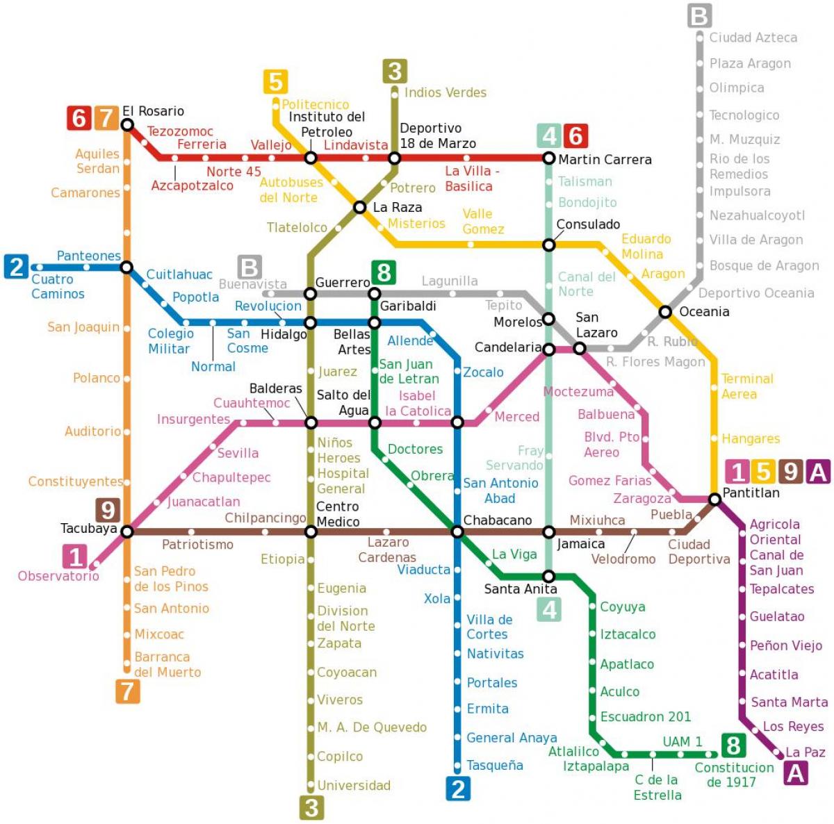 metro peta Mexico