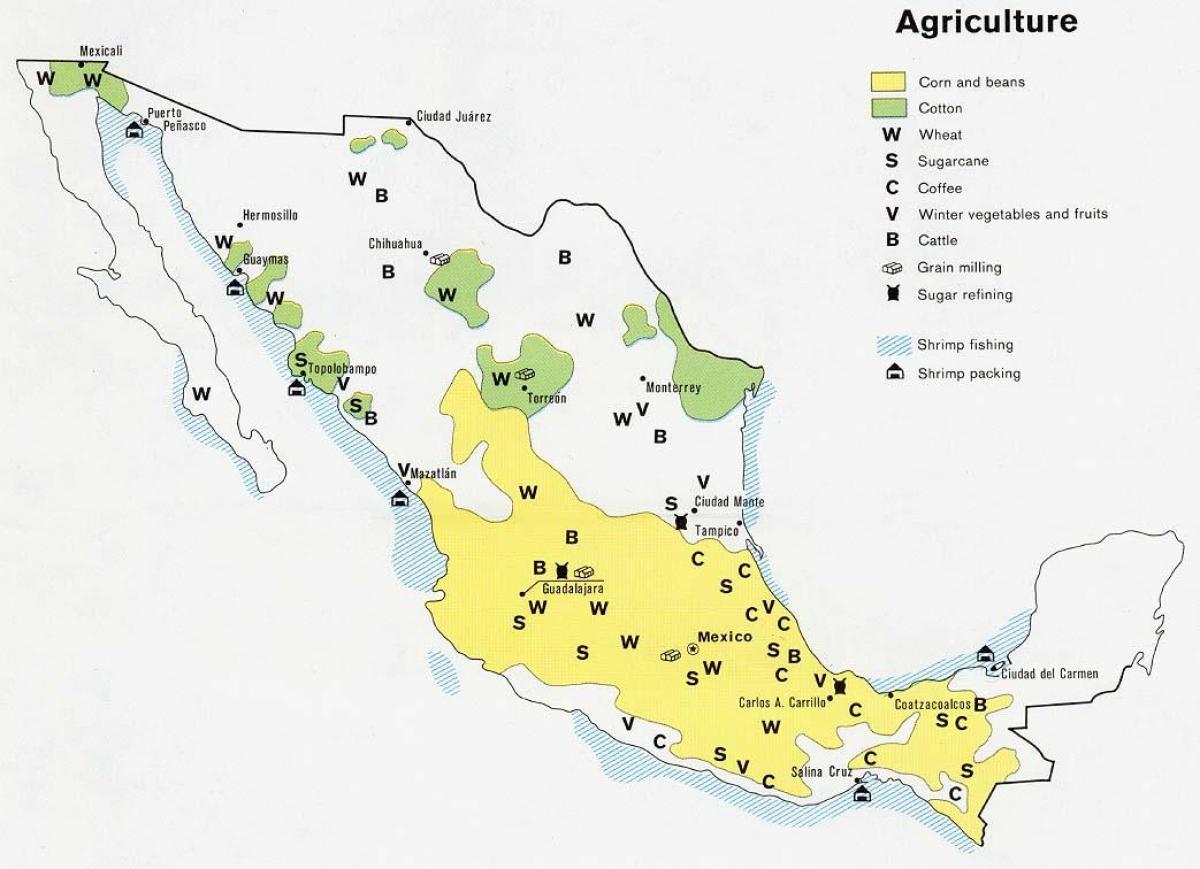 peta Mexico taman nasional