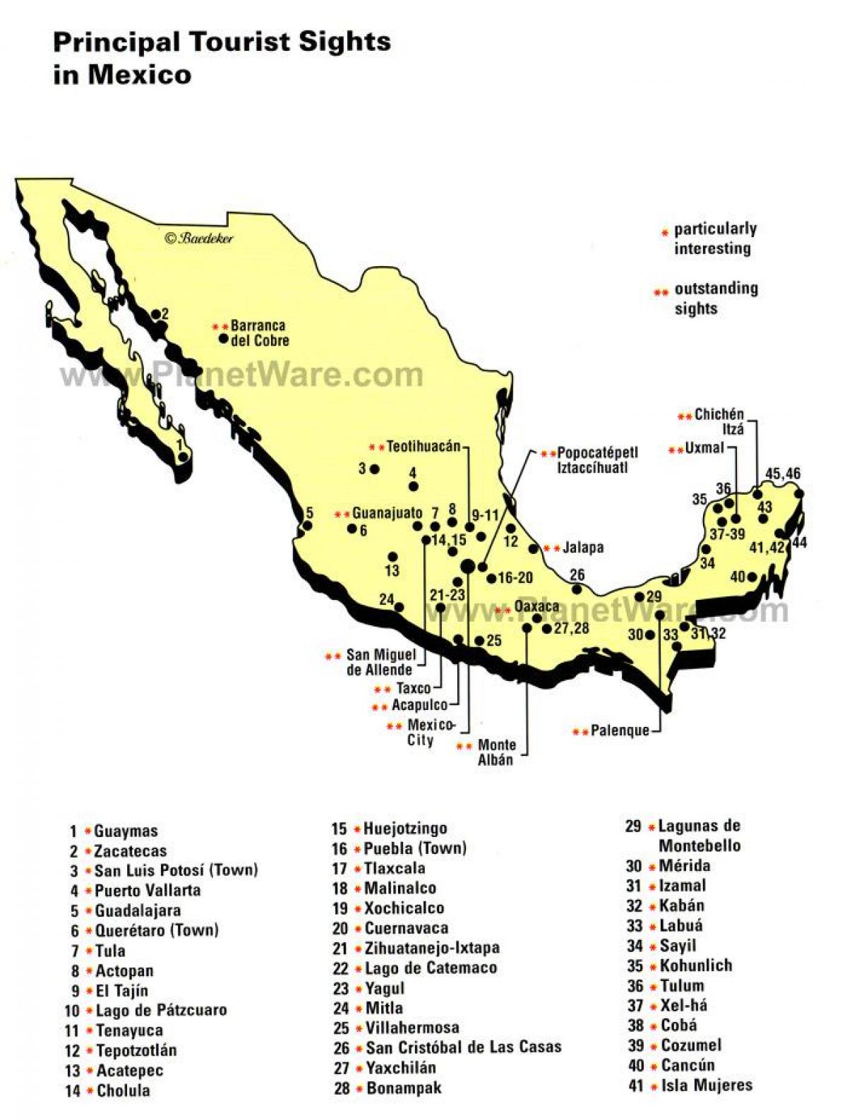 Mexico tarikan peta