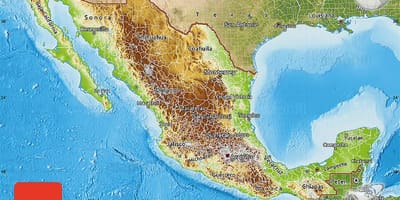 Bantuan peta Mexico