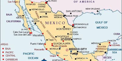 Mexico peta percutian