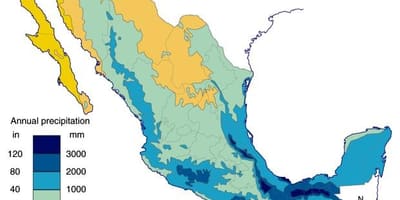 Peta Mexico hujan