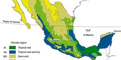 Iklim peta Mexico