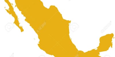 Peta Mexico bayang