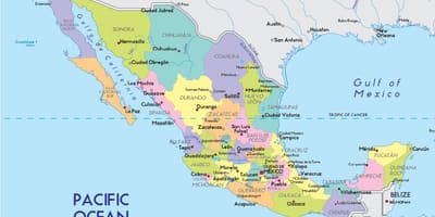 Bandar-bandar Mexico peta