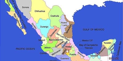 Syarikat Mexico peta