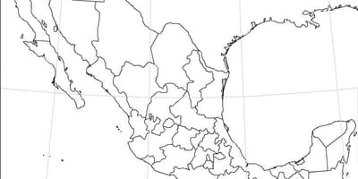 Mexico peta kosong