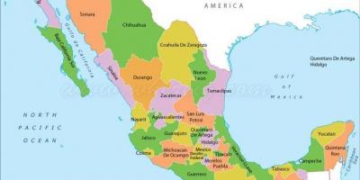 Peta Mexico syarikat