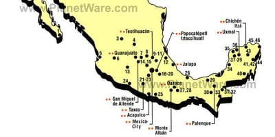 Mexico tarikan peta