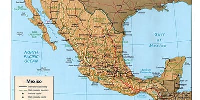 Asal Mexico peta