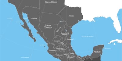 Mexico lama wilayah peta