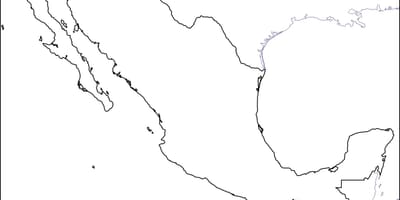 Garis peta Mexico