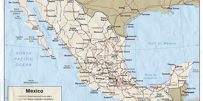 Utara Mexico peta
